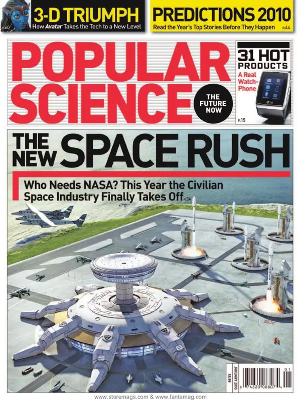 POPSCIENCE - January 2010 Cover