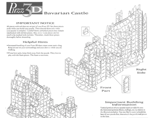 Puzz3Dinstructions Cover
