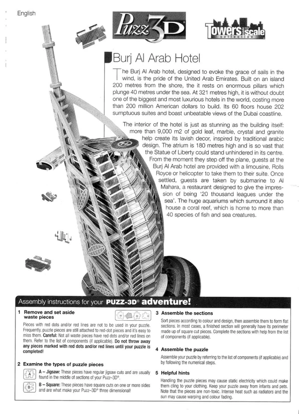 Puzz3Dinstructions Cover