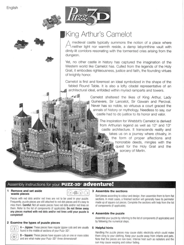 Puzz3Dinstructions Cover