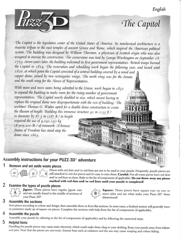 Puzz3Dinstructions Cover