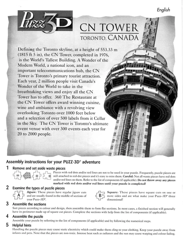 Puzz3Dinstructions Cover