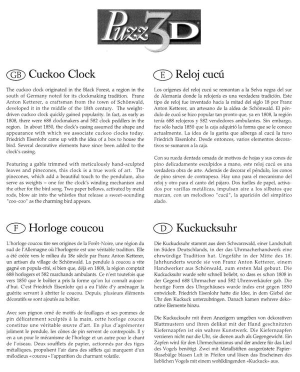 Puzz3Dinstructions Cover