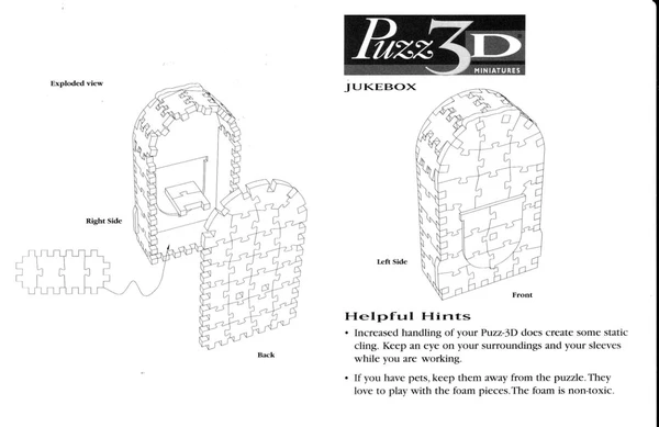 Puzz3Dinstructions Cover