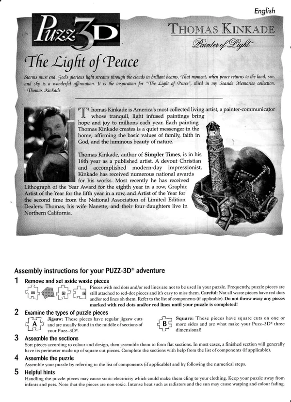 Puzz3Dinstructions Cover