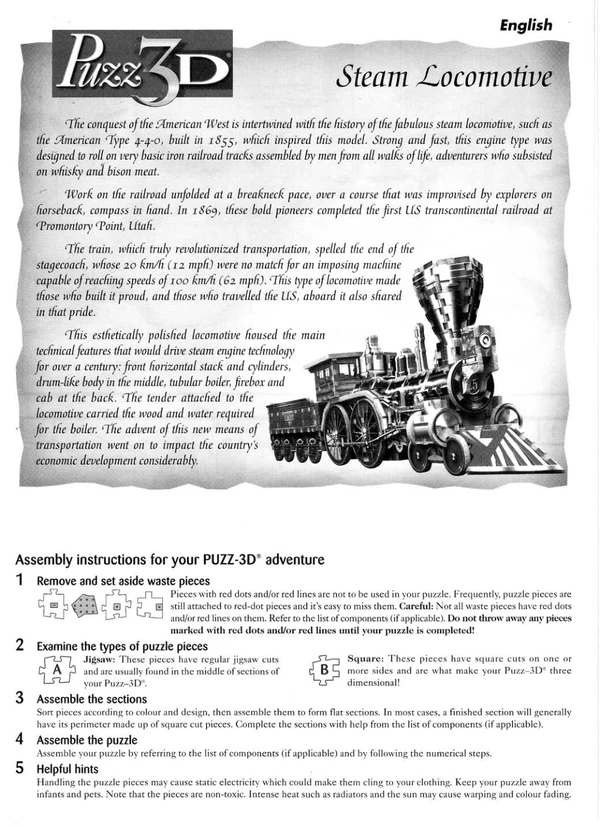 Puzz3Dinstructions Cover