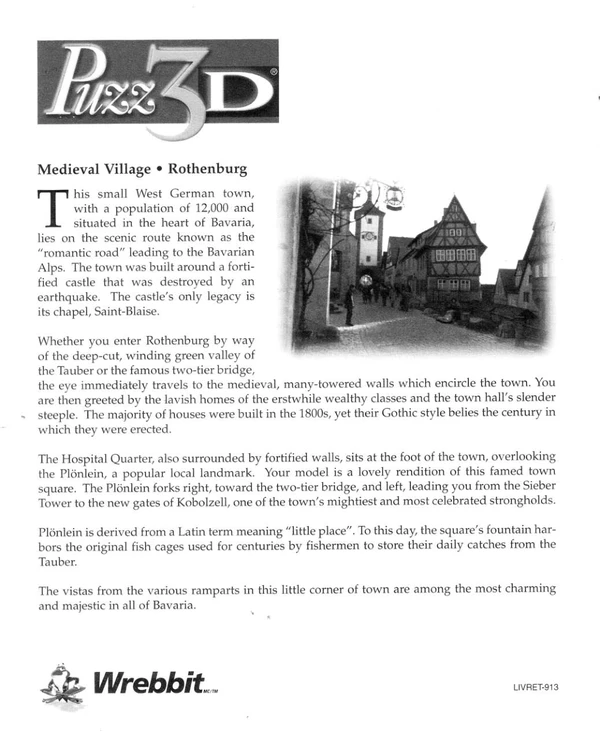 Puzz3Dinstructions Cover