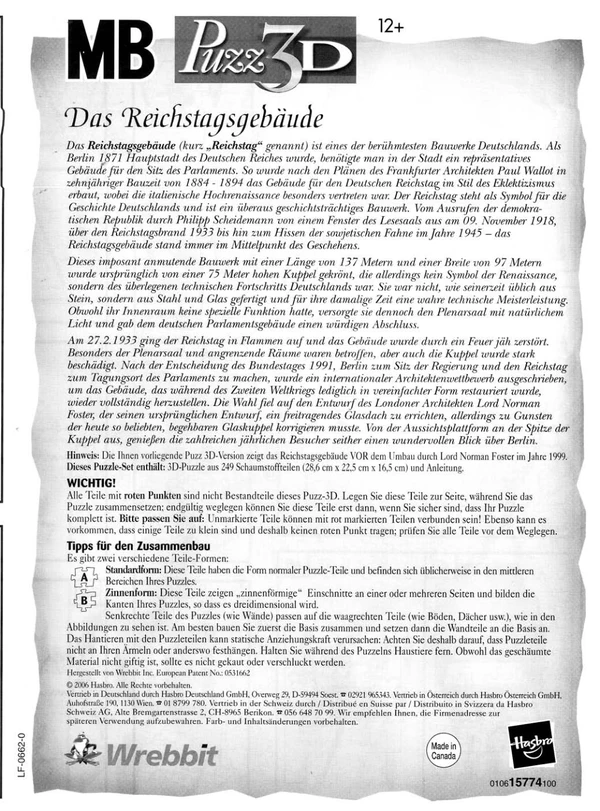 Puzz3Dinstructions Cover