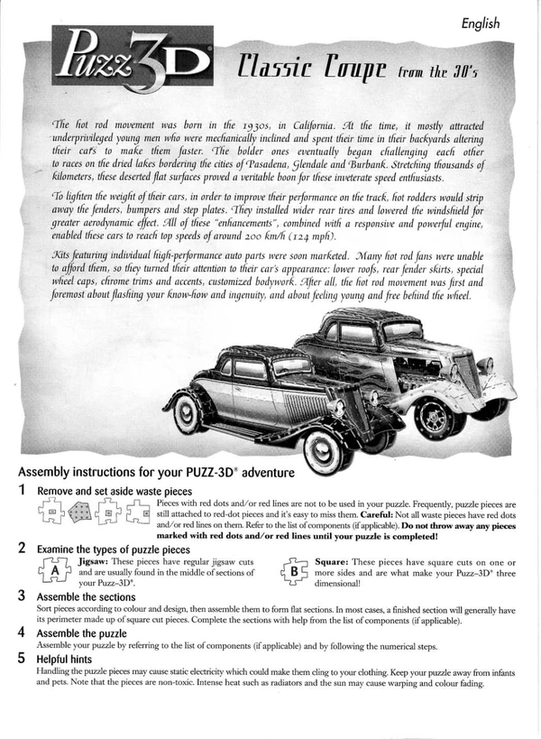 Puzz3Dinstructions Cover