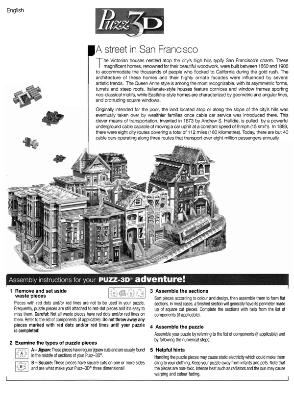 Puzz3Dinstructions Cover