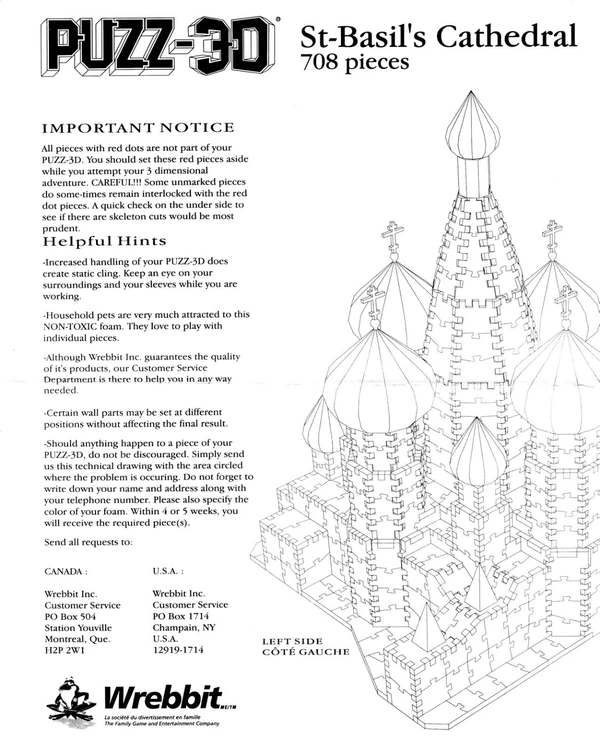 Puzz3Dinstructions Cover