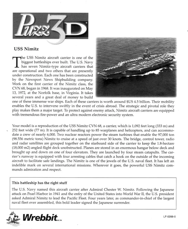 Puzz3Dinstructions Cover