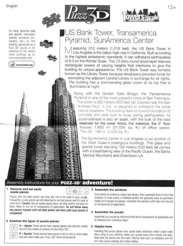 Puzz3Dinstructions Cover