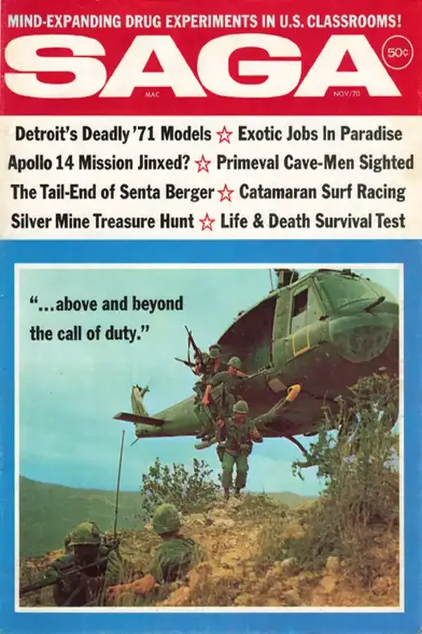 SAGA - November 1970 Cover