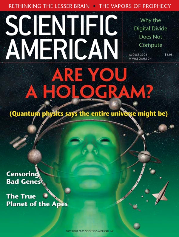 SCIENTIFICAM - 2003 Cover
