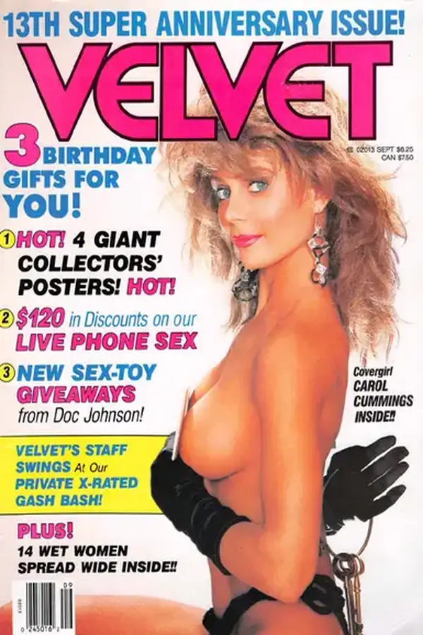 Velvet September 1989 Cover