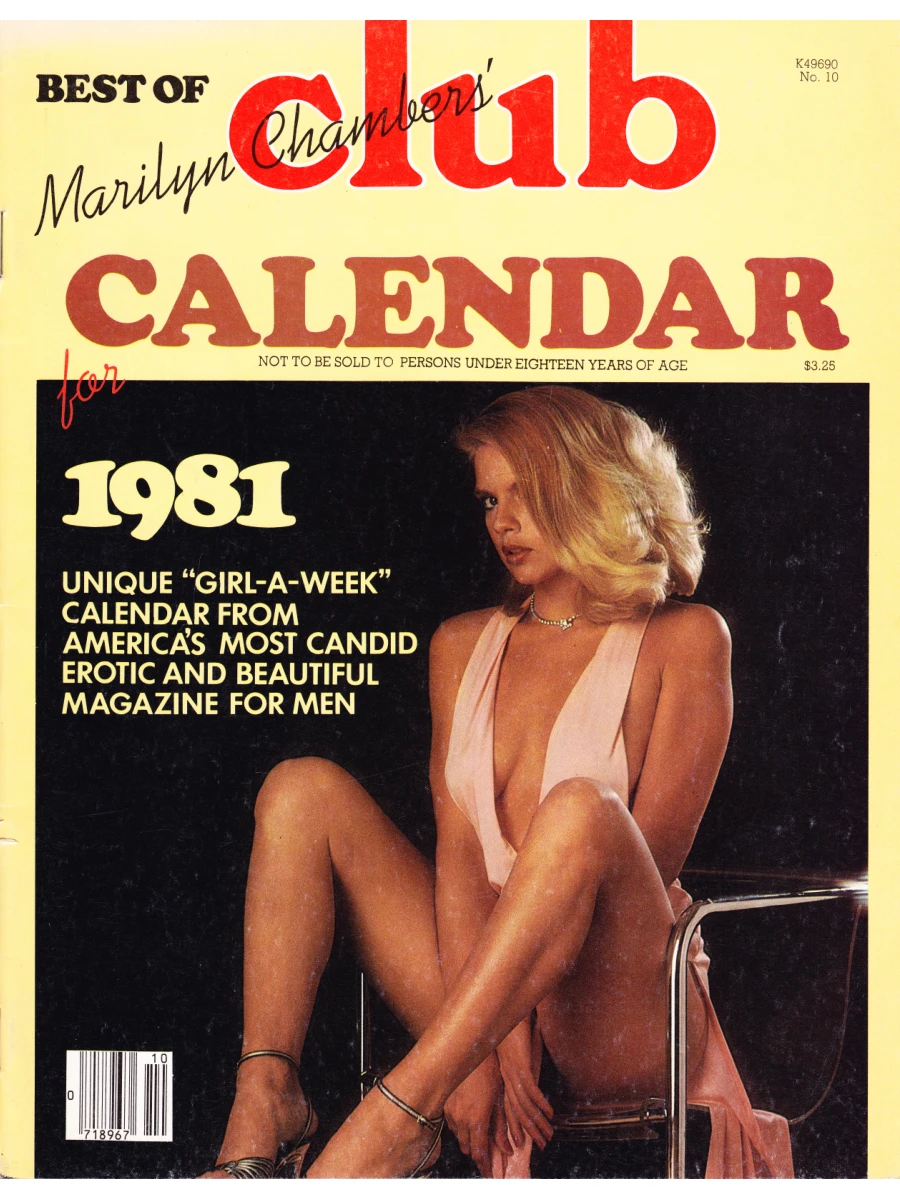 Best of Club # 10, July 1981, Marilyn Chambers' Calendar