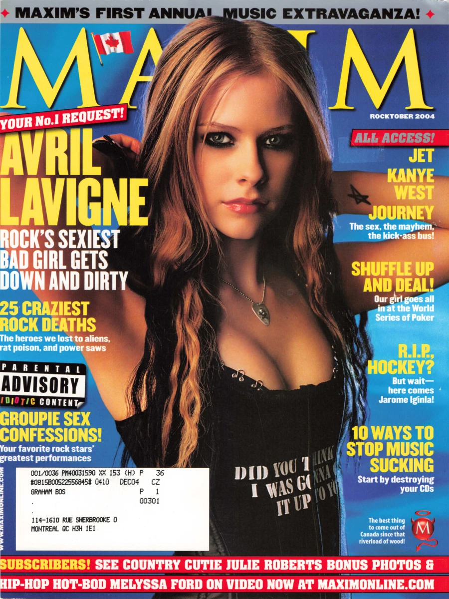 Maxim # 82, October 2004