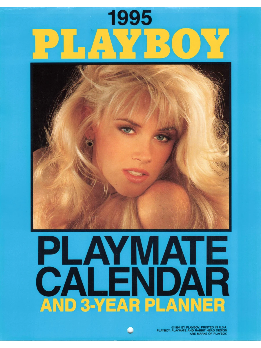 Playboy Playmate Wall Calendar & 3-Year Planner 1995