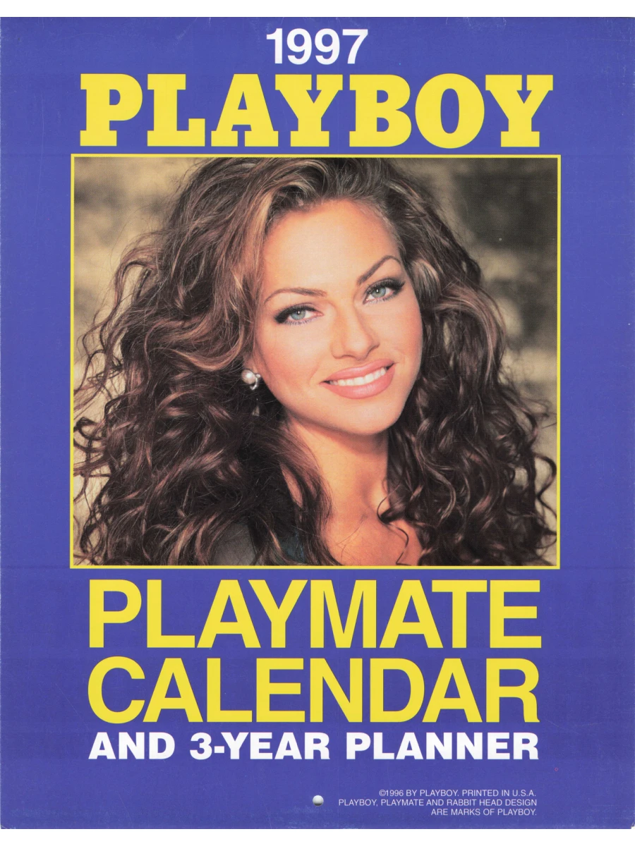 Playboy Playmate Wall Calendar & 3-Year Planner 1997
